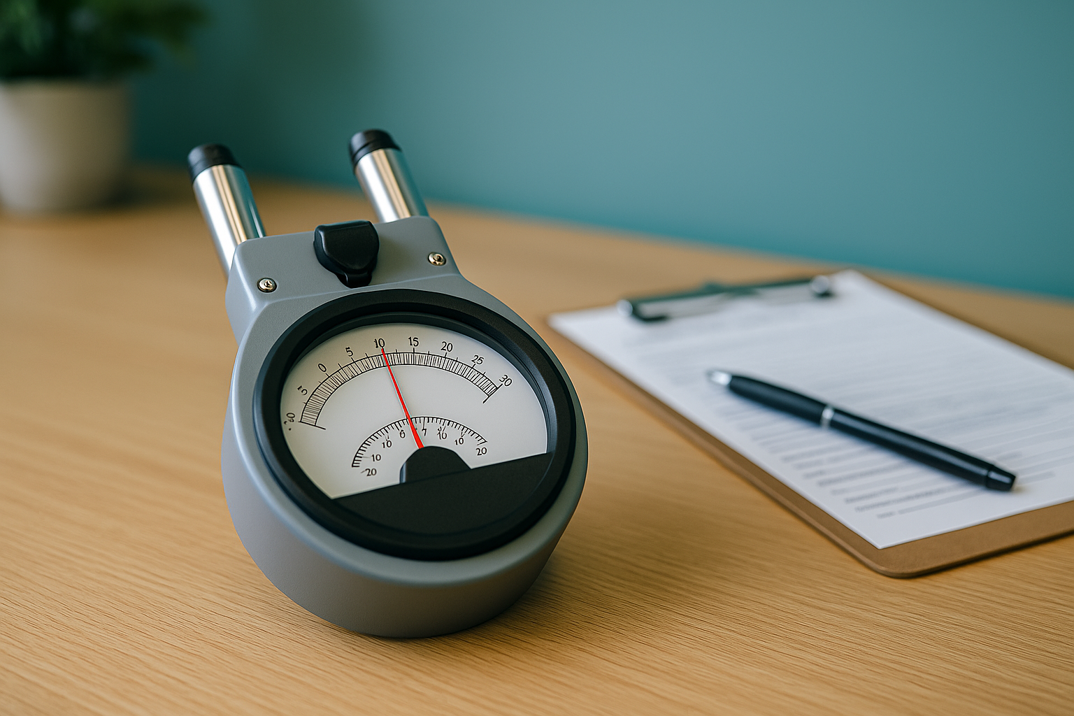 Chiropractic instrument on desk